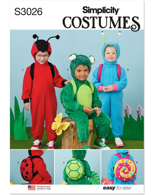 PDF-symønster - Simplicity 3026 - Kostume - Pige Dreng - Karneval | Billede 6