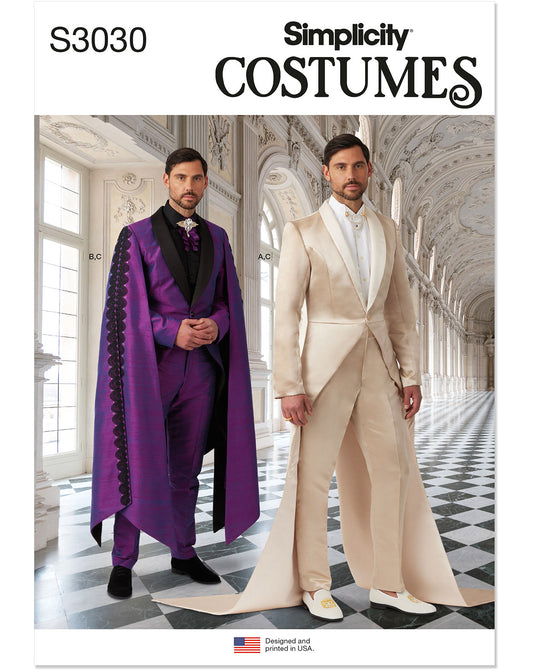 PDF-symønster - Simplicity 3030 - Kostume Cosplay - Herre - Karneval | Billede 5