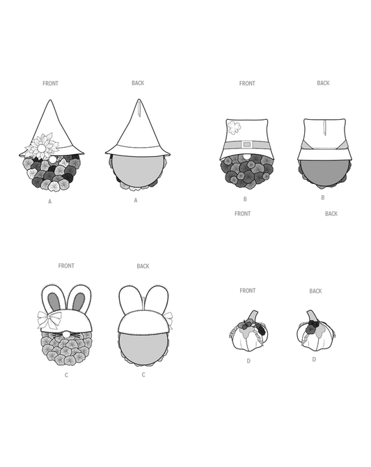 Symønster PDF-symønster - Simplicity 3055 - Indretning | Billede 1