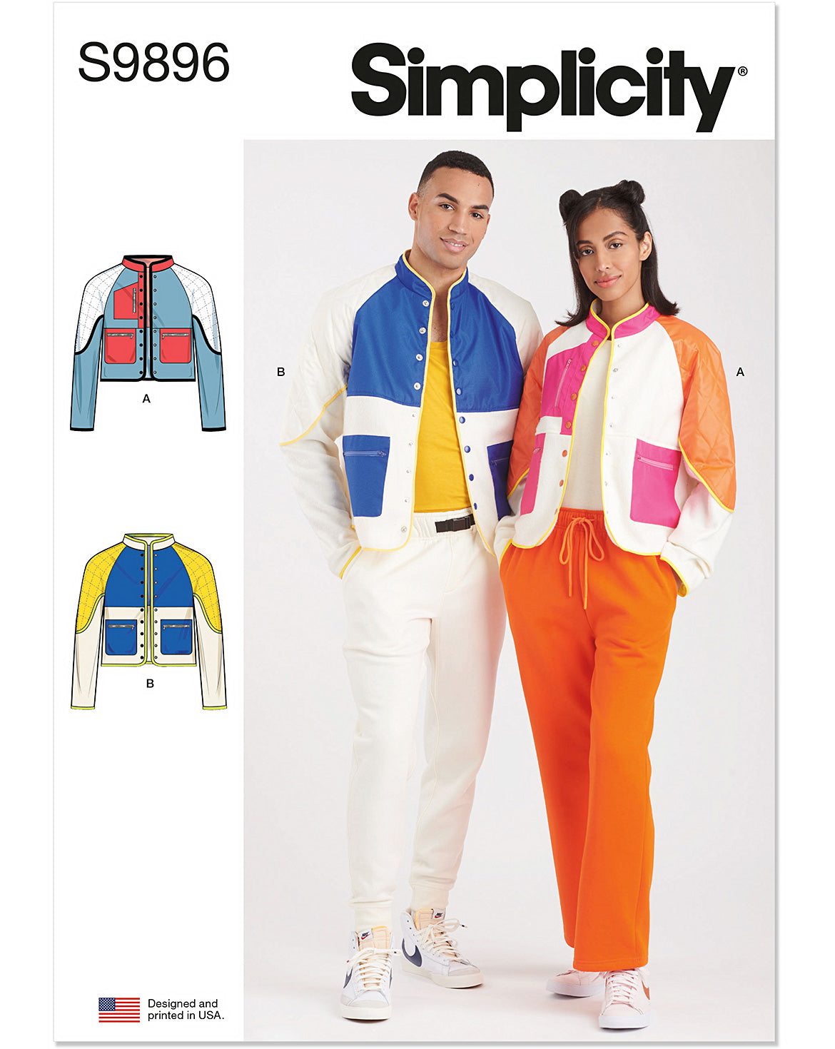 PDF-symønster - Simplicity 9896 - Jakke - Dame Herre | Billede 4