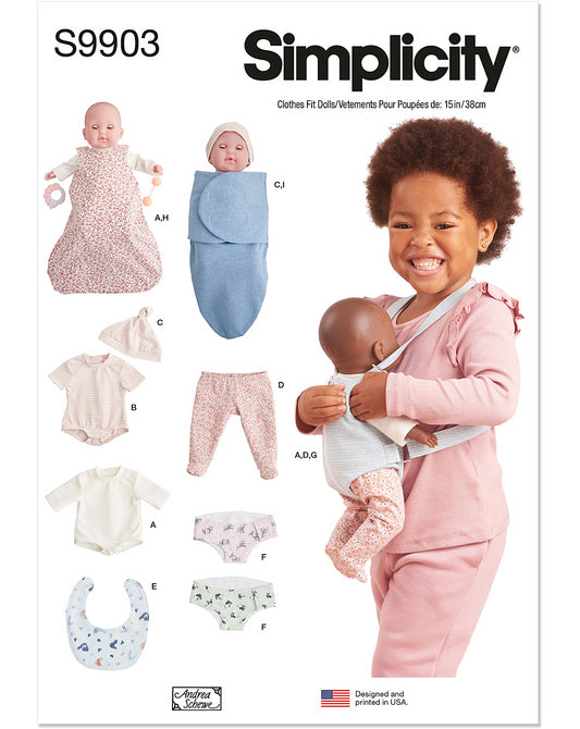 PDF-symønster - Simplicity 9903 - Dukketøj | Billede 4