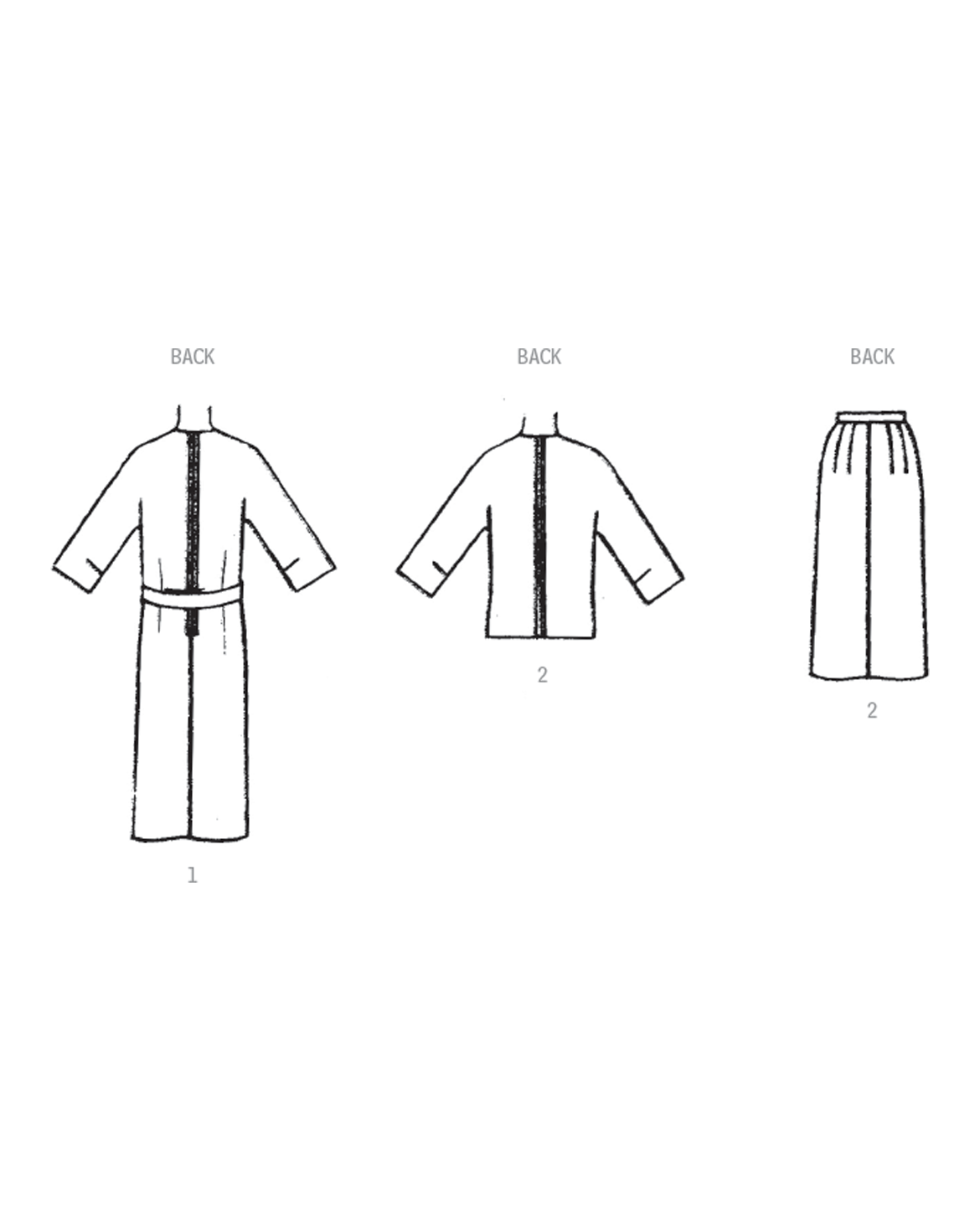 Symønster PDF-symønster - Simplicity 9915 - Kjole Nederdel Vintage Jakke - Dame | Billede 1