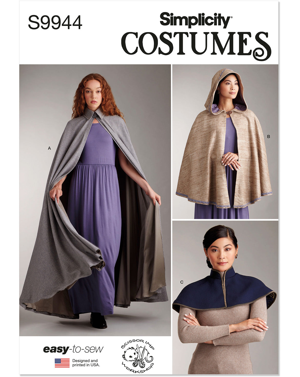 PDF-symønster - Simplicity 9944 - Kostume Historisk kostume Frakke - Dame | Billede 5