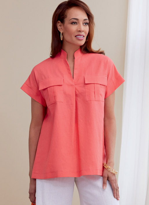 Symønster Butterick 6768 - Top Bluse - Dame | Billede 1