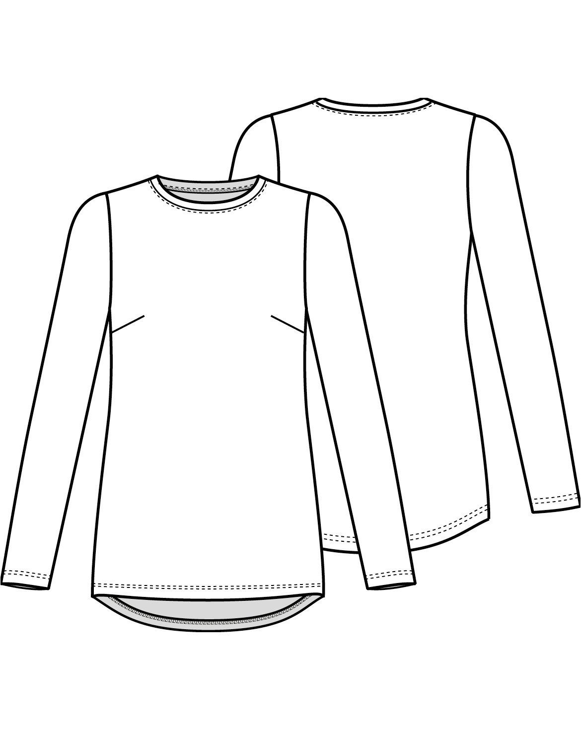 PDF-symønster - Allt om handarbete 0222 - 102 - Skjorte - Dame | Billede 4