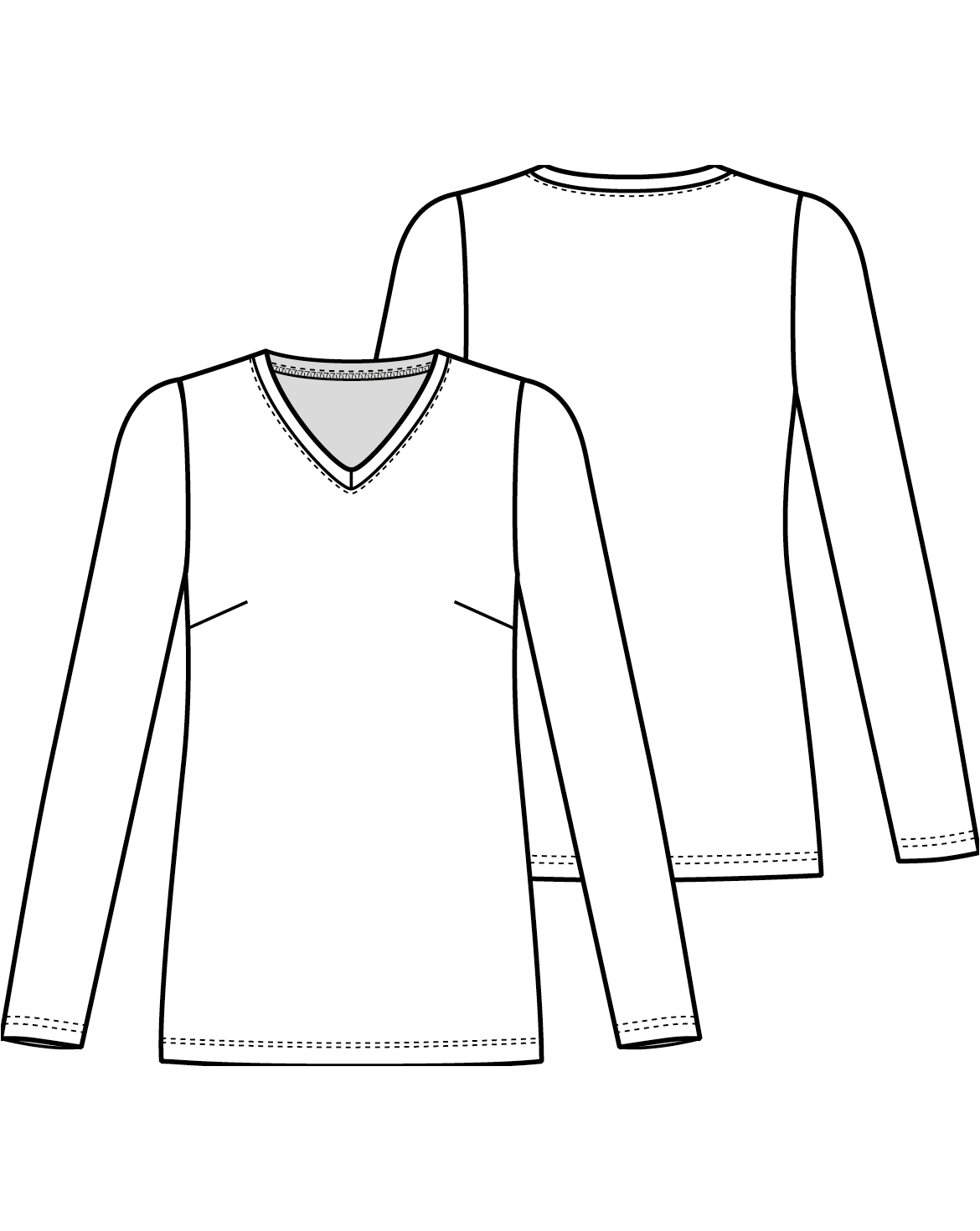 PDF-symønster - Allt om handarbete 0222 - 102 - Skjorte - Dame | Billede 5