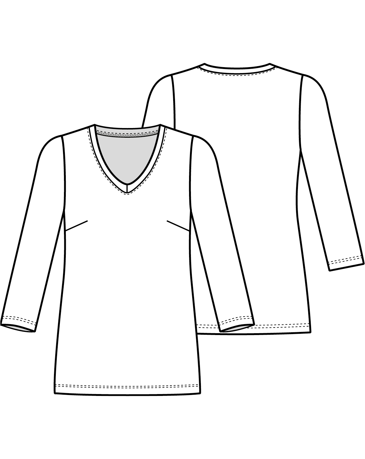PDF-symønster - Allt om handarbete 0222 - 102 - Skjorte - Dame | Billede 6