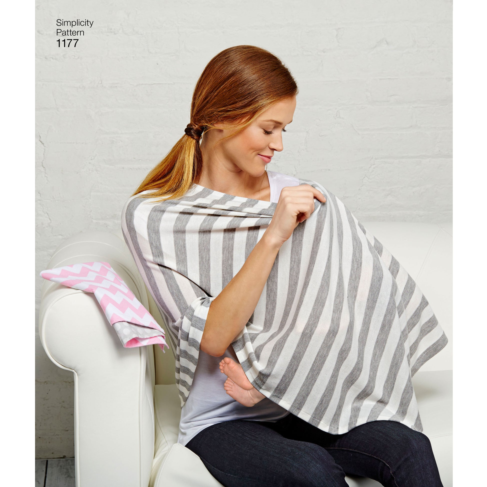 Symønster Simplicity 1177 - Baby - Sjal Rekvisiter | Billede 6