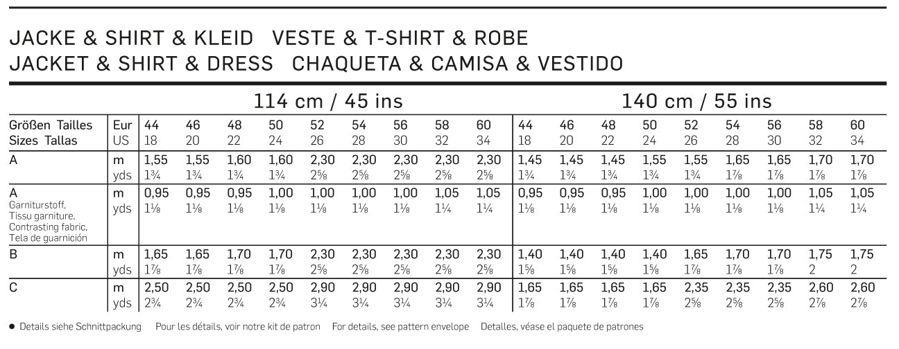 PDF symønster - Burda 6948 - Kjole Skjorte Coordinates Bluse - Dame | Billede 5