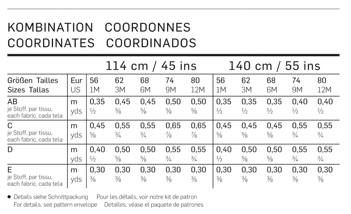 Symønster Burda 9451 - Bukser Skjorte Coordinates Top - Baby | Billede 8