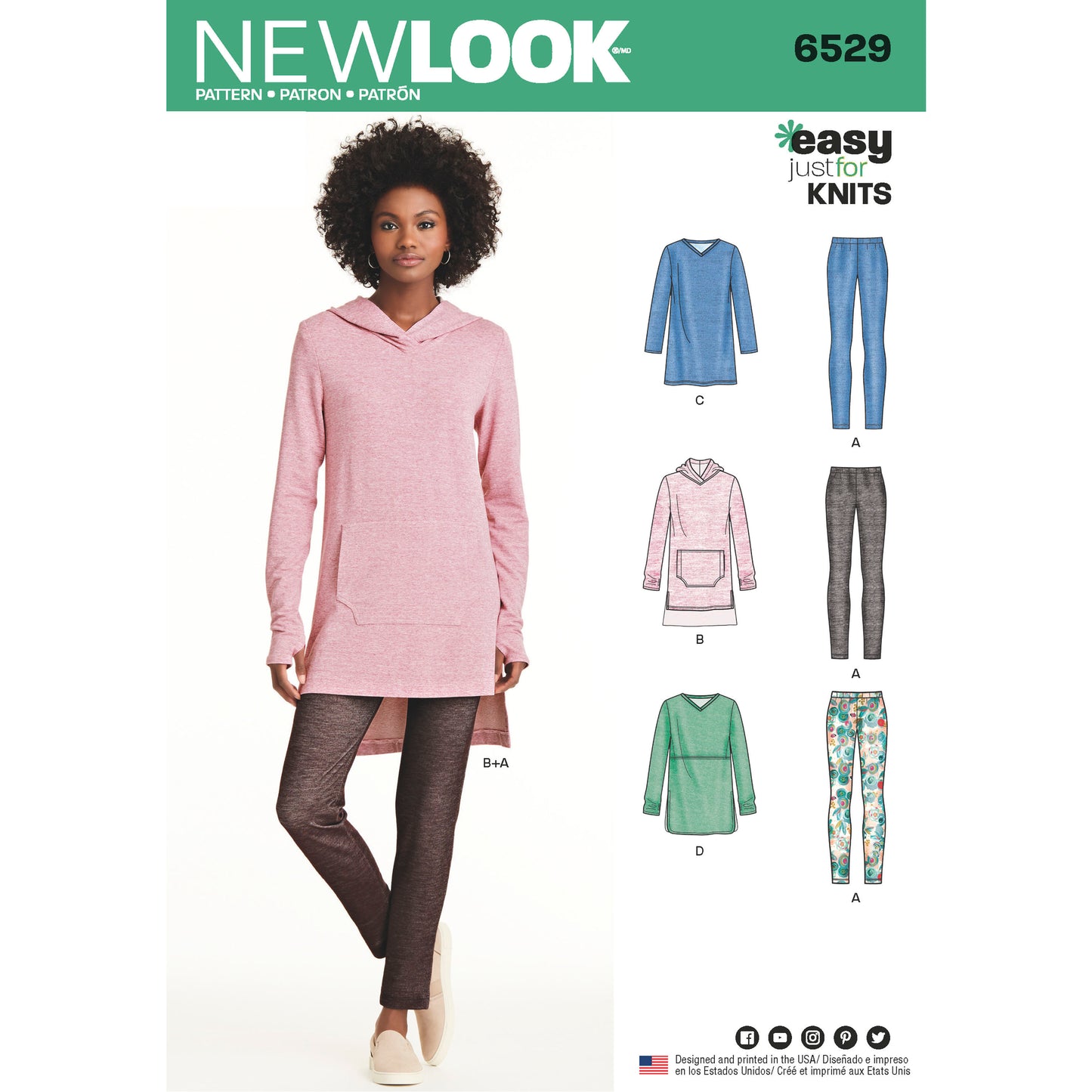 Symønster New Look 6529 - Tunika - Dame - Casual | Billede 7